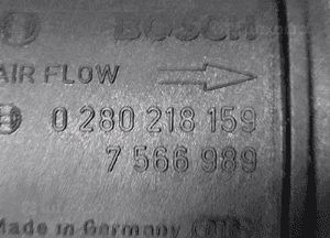 PRZEPŁYWOMIERZ 2,0 benzyna BMW 118i E87 E81 E88 E90 0280218159 2