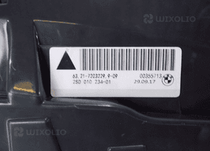 BMW 5 F10 Lampa Tylna LED L - 6369 7