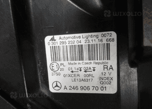 Lampa przednia przód prawa mercedes b-klasa W246 lift full led 2014-2018 19