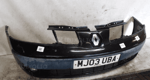 Zderzak przód przedni do renault espace halogeny spryskiwacze lamp xenon NV676 czarny 3