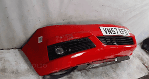 Zderzak przód przedni do opel zafira b Z547 czerwony halogeny 4