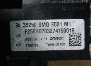Przełącznik zespolony taśma honda civic ufo viii 3525SMGE021M1 5