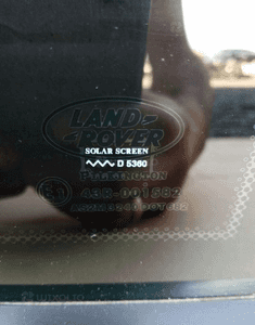 Szyba prawy tyl range rover vogue L322 ciemna 2