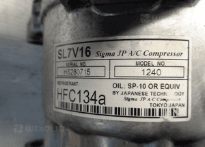 Sprężarka kompresor klimatyzacji PEUGEOT / CITROEN SD6V12 9800822280 7