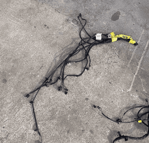 MERCEDES c 204 e 212 e 207 wiązka elektryczna z fartucha do lamp lewa prawa abs h7 bez LED 2