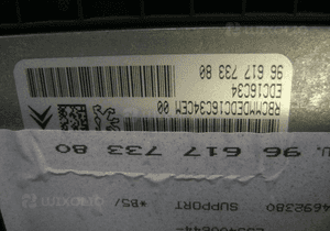 Peugeot 308 Citroen C3 C4 1.6 HDI komputer sterownik silnika 9661773380 9664843780 1