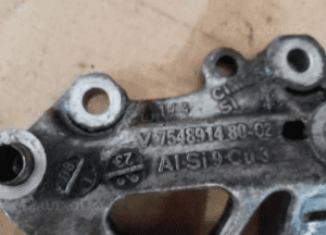 Łapa mocowanie sprężarki klimatyzacji Peugeot 308 T7 1.6 THP V754891480 4