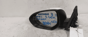 Lusterko elektryczne mazda 3 2.GEN lewe 6PIN 34K biały 1