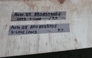 Listwa drzwi prawy tył audi Q5 8R SQ5 8R0853970E eu 2013 9