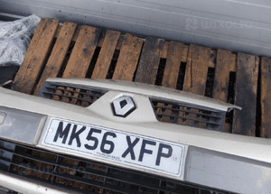 Renault  scenic ii zderzak przód przedni kompletny 2