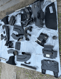 MERCEDES s 222 osłona plastik listwa progu plecy słupek 11