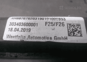HAK HOLOWNICZY BMW X3 F25 X4 F26 303403600001 5