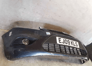 Zderzak przód przedni ford focus MK.2 2 ii lift fl H4 szary grafit halogeny 4