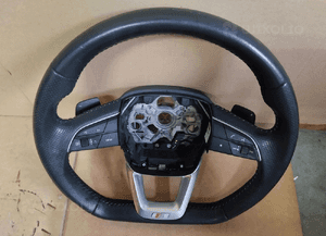 Kierownica skórzana skóra multifunkcja łopatki audi Q3 ii s-line sline 4