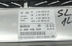 Sterownik moduł abs A2305402545 mercedes sl R230 2