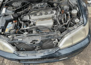 Honda Accord 99-02 Maska zderzak pas wzmocnienie lampa chłodnica 5