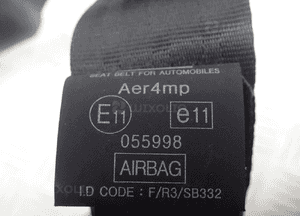 PASY BEZPIECZEŃSTWA PRAWY / LEWY PRZÓD KIA SPORTAGE III 88810-3U210 / 88820-3U200 3