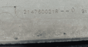 Osłona górna pasa przód przedniego renault megane iii 3 214760021R 3