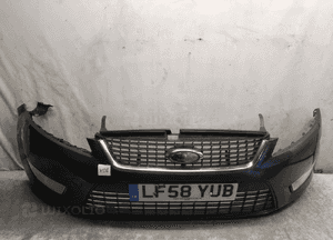 Zderzak przód przedni ford mondeo MK.4 4 iv X6 szary grafitowy halogeny 1