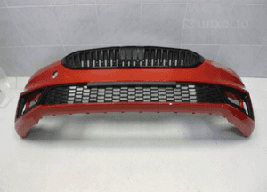 Skoda fabia iv 4 zderzak przód przedni grill pod radar nr 7 4