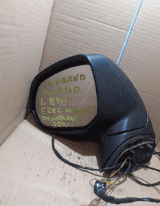Lusterko lewa lewy lewe  ezrc srebrny srebrny  8PIN  podświetlane  citroen C4 grand picasso 2