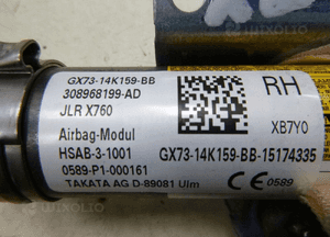 JAGUAR XE X760 KURTYNA LEWA AIRBAG GX73-14K160-BB 5