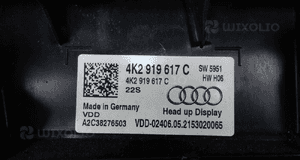 Head up wyświetlacz audi A6 C8 2018- 4K2919617C 6