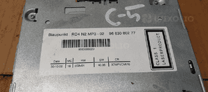 Radio radioodtwarzacz oryginał Citroen C5 III 9663080277 6