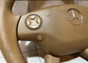 Mercedes W221 przedlift poduszka brązowa oryginał 4