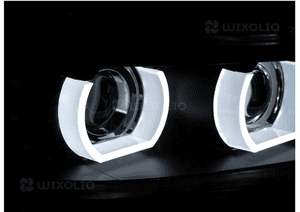 Lampy led xenon bmw E90 E91 09-11 dzienne ringi 3D 4