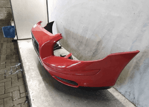 Zderzak przód przedni do volvo S40 2 ii 612-45 czerwony 4