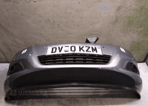 Zderzak przód przedni do opel zafira b lift fl Z163 szary błękitny pdc czujniki halogeny 1