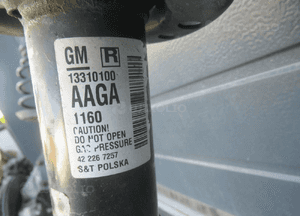 ZWROTNICA AMORTYZATOR MCPERSON OPEL ASTRA IV 4 J 1.7 CDTI 2009-2015 6