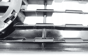 Atrapa grill przód volvo V40 r design pod radar 3