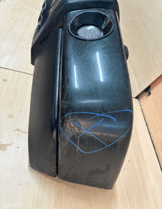 Zderzak zielony przód przedni halogen Land Rover Discovery II 2 2002-2004 lift lifting l318 4