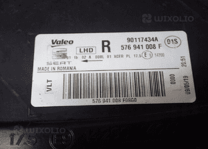 Lampa przód prawa seat ateca full led 576941008F 4
