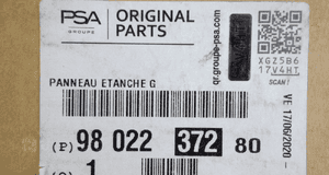 Peugeot 208 2008 wygłuszenie drzwi lewy przód 9802237280 5