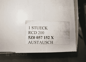 Radio RCD200 Volkswagen 5Z0057152X 5