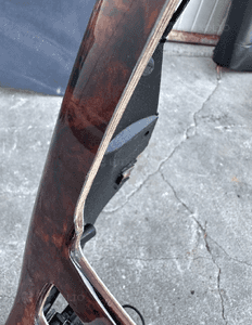 mercedes cl 215 podłokietnik dekor  drewno panel czarny szary 16
