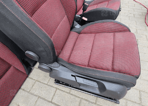 Vw eos fotele kanapy siedzenia boczki komplet grzane europa 15