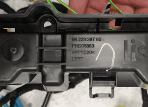 PEUGEOT 208 II PRZEWODY KABLE INSTALACJA WIĄZKA KABINY WNĘTRZA ORYGINAŁ 9
