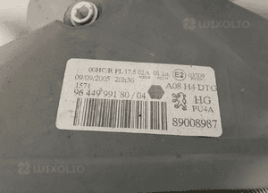 Lampa przednia prawa przód prawo peugeot 1007 6