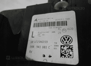 Vw tiguan ii 5NN allspace full led lampa przednia lewa przód 12
