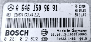 Mercedes-Benz 2.2 CDI Sterownik silnika ECU 0281012822 A6461509691 Nowy 6