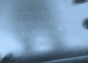 Zderzak przedni przód ssangyong rexton ii 2 78711-36000 2017-2020 32