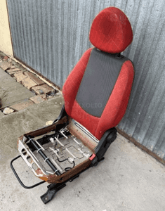 Smart Forfour fotel  czerwony  przedni prawy poduszka air bag fotela 3