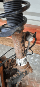 BMW X3 F25 X4 F26 ZWROTNICA AMORTYZATOR WAHACZ PRAWY PRZÓD 6855954 6796316 5