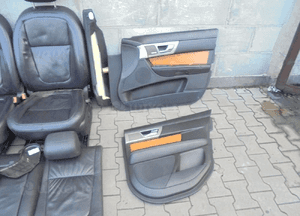 Fotele siedzenia skóra boczki jaguar xf -wysyłka- 5