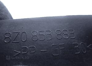 Ślizg zderzaka lewy tył tylny audi A2 8Z0853883 radom 3