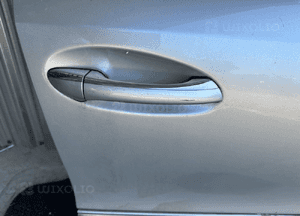 MERCEDES E 211 drzwi prawe przednie przód srebrne lakier 744 szyba zamek klamka avantgarde 29